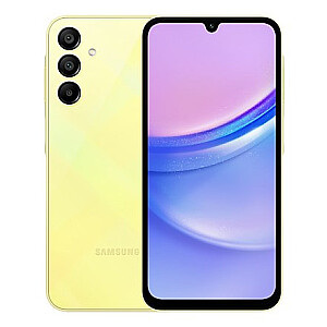 „Samsung Galaxy A15“ 16,5 cm (6,5 colio) hibridinė dviejų SIM kortelių 4G USB Type-C 4 GB 128 GB 5000 mAh Geltona