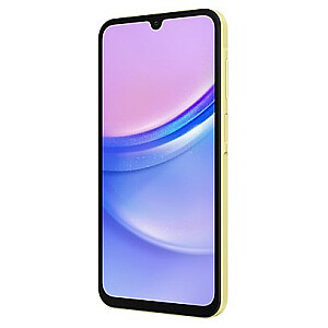 „Samsung Galaxy A15“ 16,5 cm (6,5 colio) hibridinė dviejų SIM kortelių 4G USB Type-C 4 GB 128 GB 5000 mAh Geltona