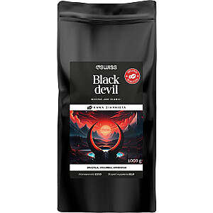 4 Swiss Black Devil kavos pupelės 1 kg 1 kg