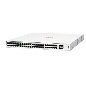 Aruba Instant On 1830 48G 24p Class4 PoE 4SFP 370W Valdomas L2 Gigabit Ethernet (10/100/1000) Maitinimas per Ethernet (PoE) 1U