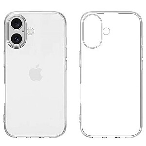 Fusion Ultra Back Case 2 mm patvarus silikoninis dėklas, skirtas Apple iPhone 16 Transparent