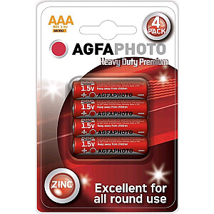 Baterija Agfa Heavy Duty AAA/R03 4 vnt.