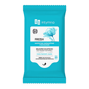 АА Intymna Fresh нежные салфетки для интимной гигиены, 20 шт.