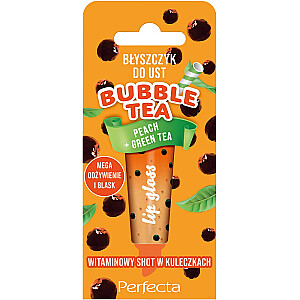 PERFECTA Bubble Tea błyszczyk do ust Peach + Green Tea 10g