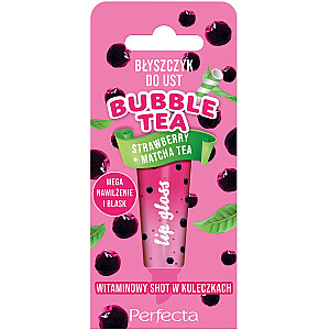 PERFECTA Bubble Tea błyszczyk do ust Strawberry + Matcha 10g