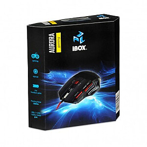 iBox AURORA mouse USB Type-A Optical 2400 DPI Right-hand