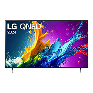 LG QNED televizorius | 50QNED80T3A | 50 | Smart TV | webOS 24 | 4K UHD | Juoda