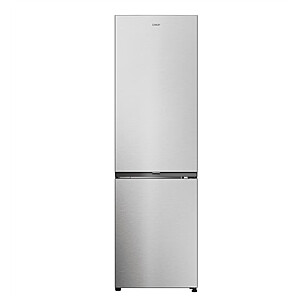 Candy Refrigerator | CNCQ2T518EX | Energy efficiency class E | Free standing | Combi | Height 182.5 cm | No Frost system | Fridge net capacity 197 L | Freezer net capacity 82 L | 38 dB | Stainless Steel