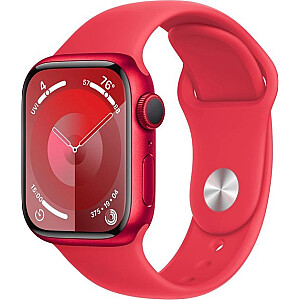 Apple Watch 9 41mm GPS Red Alu Sport Smartwatch M/L Red (MRXH3)