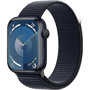 Išmanusis laikrodis Apple Watch 9 45 mm GPS Midnight Alu Sport Loop Granatowy (MR9C3)