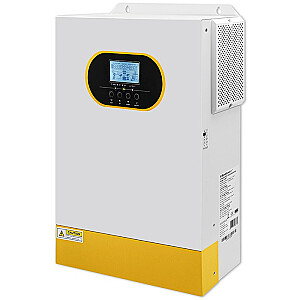 Гибридный автономный солнечный инвертор Qoltec 6.2kVA | 6.2kW | 120A | MPPT | LCD | BMS | Sine