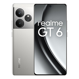 Realme GT6 16/512 ГБ Жидкий серебристый