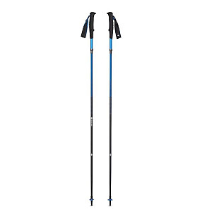 Black Diamond Distance Carbon Z trekingo lazdos, treniruokliai (mėlyna, 1 pora, 130 cm)