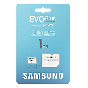 Карта microSD EVO Plus MB-MC1T0SA/EU + адаптер