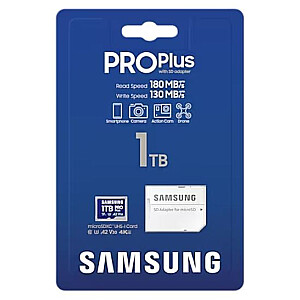 Karta microSD MB-MD1T0SA/WW 1TB PRO+ + adapter MB-MD1T0SA/EU