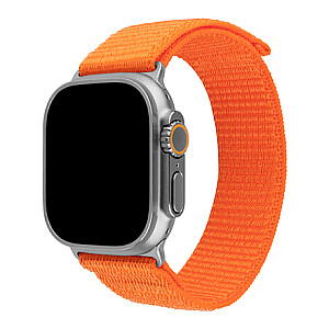 FIXED Nylon Sporty Strap for Apple Watch Ultra 49mm, orange