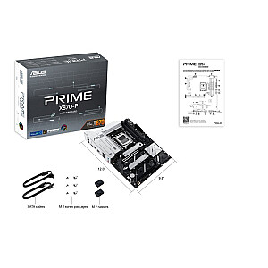 ASUS PRIME X870-P AMD X870 lizdas AM5 ATX