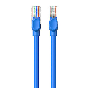 Apvalus kabelis Baseus Ethernet RJ45, Cat.6, 0,5 m (mėlynas)