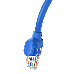 Apvalus kabelis Baseus Ethernet RJ45, Cat.6, 0,5 m (mėlynas)