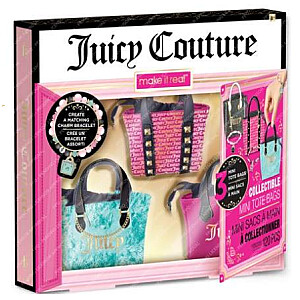 MAKE IT REAL „Juicy Couture“ mini rankinės su apyrankėmis, 3 vnt.