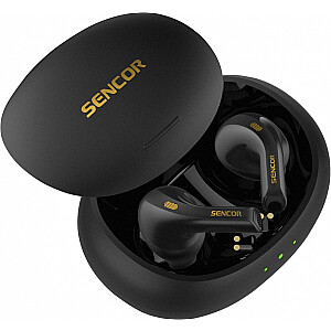 Słuchawki douszne bluetooth SEP 560BT BK, BT 5.3, czas 6h, 40mAh 