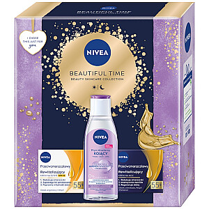 NIVEA SET Beautiful Time płyn micelarny 200ml + krem na dzień 55+ 50ml + krem na noc 55+ 50ml