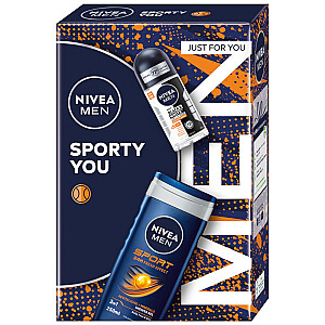 NIVEA SET Sporty You żel pod prysznic 250ml + antyperspirant roll-on 50ml