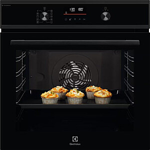 Electrolux EOD6C77H SteamBake 600 katalizinė orkaitė 72 l A Juoda, Nerūdijantis plienas