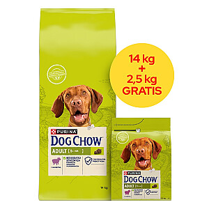 PURINA DOG CHOW ADULT ягненок 14+2,5кг