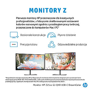 HP Z25xs G3 QHD USB-C DreamColor Display