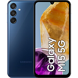 Išmanusis telefonas Samsung Galaxy M15 5G 4/128 GB tamsiai mėlynas (SM-M156BDBUE)