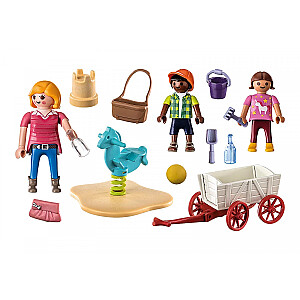 Playmobil City Life 71258 Starter Pack Auklė su vežimėliu