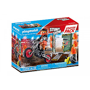 Playmobil Stuntshow 71256 Starter Pack Kaskadininkų šou su ugnies siena