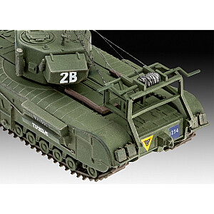 Plastikinis modelis Churchill A.V.R.E 1/76.