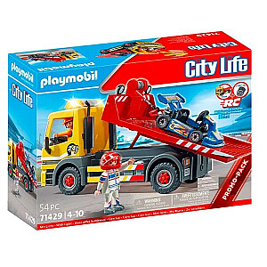 Rinkinys su pagalbos kelyje figūrėlėmis City Life 71429 RC.