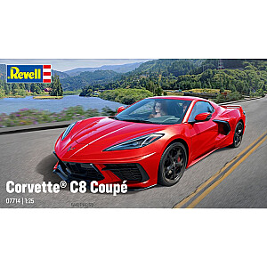 Пластиковая модель автомобиля Corvette C8 Coupe 1/25