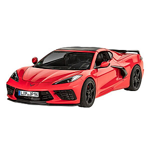 Пластиковая модель автомобиля Corvette C8 Coupe 1/25