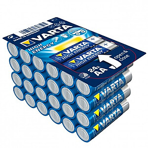 Baterie alkaliczne VARTA R6 (AA) 24 sztuk HIGH ENERGY 