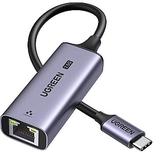 USB adapteris Ugreen UGREEN CM648 eterneto adapteris, USB-C į RJ45, 2.5G (juodas)