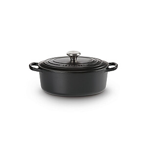 Le Creuset Čuguna katls ovāls 27cm / 4,1L matēts melns 