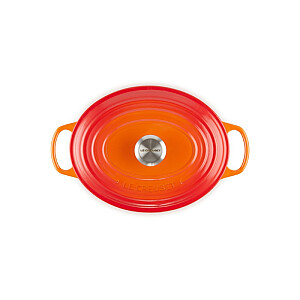 Le Creuset Кастрюля чугунная овальная 27см/4,1л оранжевый