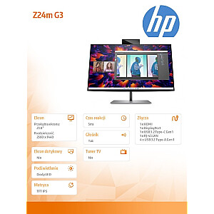 Monitor 23.8 cali Z24m G3 QHD Conferencing 4Q8N9AA 