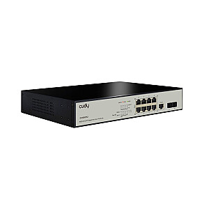 Cudy GS2008PS2 network switch Managed L2 Gigabit Ethernet (10/100/1000) Power over Ethernet (PoE) Black