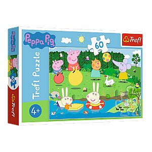 Pazl TREFL Peppa Pig Holiday linksmybės 60 vnt. 4+ T17326