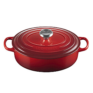 Le Creuset Кастрюля чугунная овальная &Oslash;27см / 3,4л красная