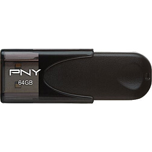 „Flash drive PNY Attaché 4 2.0“, 64 GB (FD64GATT4-EF)