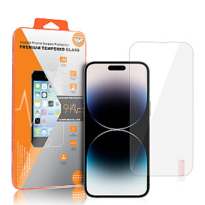 Oranžinis grūdintas stiklas, skirtas IPHONE 16 PRO