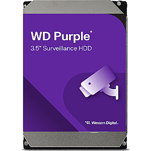 WD Purple 8TB 3,5&quot; SATA III (6Gb/s) serverio diskas (WD85PURZ)