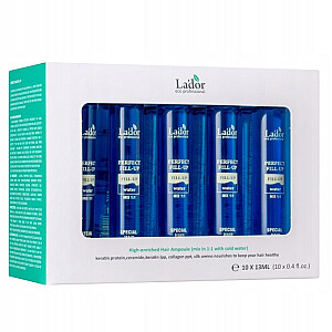 LA'DOR Perfecti Hair Fill-Up Special Hair Clinic regenerujące ampułki do włosów zniszczonych 10x13ml