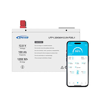 Baterija Epever LiFePO4 12.8V 100Ah